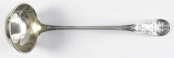 Saratoga (Sterling, 1870, No Monograms) Soup Ladle with Flat Bottom Bowl