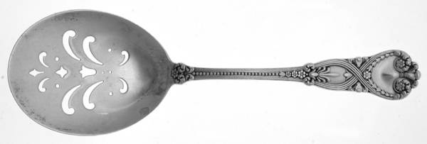 St. James (Sterling, 1898, No Monograms) Solid Pierced Egg Server