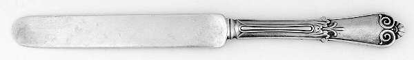 Tiffany (Sterling, 1869) Dessert/Tea Knife Hollow Handle Sterling Blade