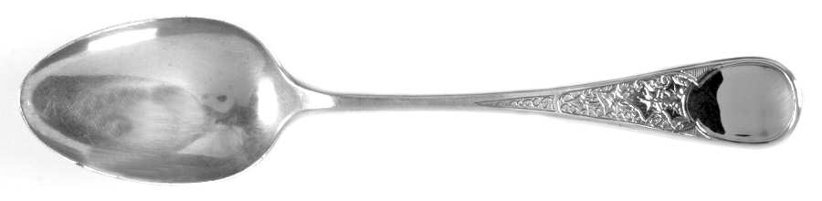 Antique Ivy (Sterling, 1870, No Monograms) Tablespoon (Serving Spoon)