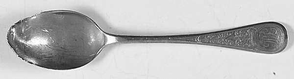 Antique Ivy (Sterling, 1870, No Monograms) Teaspoon
