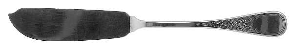 Antique Ivy (Sterling, 1870, No Monograms) Flat Handle Master Butter Knife