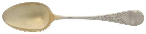 Antique Ivy (Sterling, 1870, No Monograms) Tablespoon (Serving Spoon)
