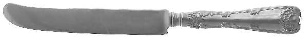 Wave Edge (Sterling, 1884) Dessert/Tea Knife Hollow Handle Sterling Blade