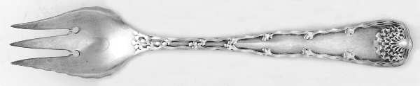 Wave Edge (Sterling, 1884) 3 Tine Pastry Fork
