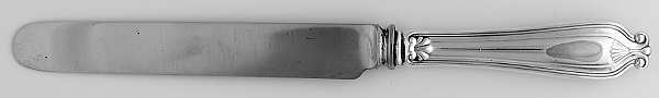 Whittier (Silverplate, 1907) Blunt Hollow Knife with Bolster