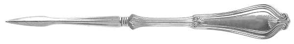Whittier (Silverplate, 1907) Solid Nut Pick