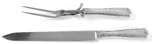 Winthrop (Sterling, 1909) Large 2-Piece Roast Carving Set w/Stainless Blade