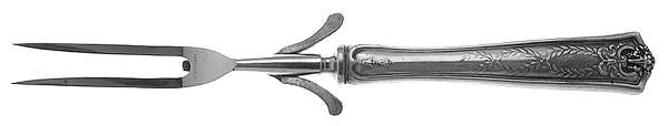 Winthrop (Sterling, 1909) Small Steak Carving Fork with Stainless Prongs