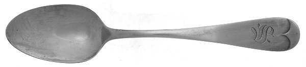 Antique (Sterling, 1880) Monogram Five O'Clock Teaspoon