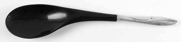 Awakening (Sterling, 1958, No Monograms) Salad Serving Spoon with Plastic Bowl