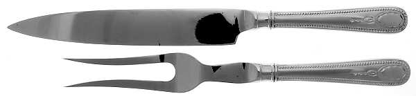 Bateman (Stainless) Large 2-Piece Roast Carving Set w/Stainless Blade