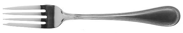 Beaded Antique (Stainless-Cutlery) Individual Salad Fork