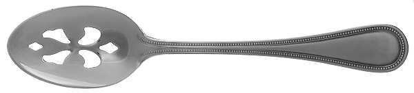 Beaded Antique (Stainless-Cutlery) Pierced Tablespoon (Serving Spoon)
