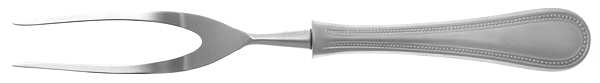 Beaded Antique (Stainless-Cutlery) Large Stainless-Prong Roast Carving Fork