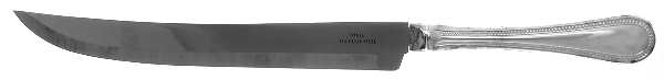 Beaded Antique (Silverplate, 1977) Large Stainless Blade Roast Carving Knife