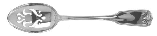 Benjamin Franklin (Sterling, 1904, T-Lion, No Mono) Pierced Tablespoon (Serving Spoon)