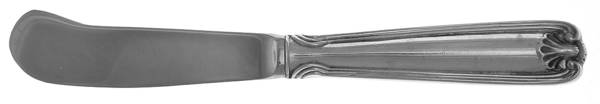 Benjamin Franklin (Sterling, 1904, T-Lion, No Mono) Butter Spreader Hollow Hdl-Paddle/Stainless Blade