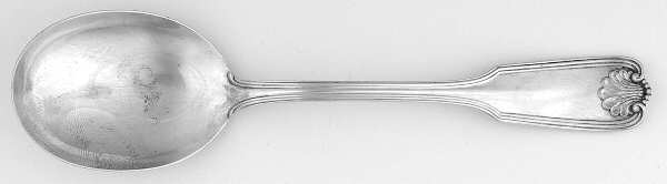 Benjamin Franklin (Sterling, 1904, T-Lion, No Mono) Round Bowl Soup Spoon (Gumbo)