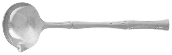 Cane (Stainless, Glossy Finish) Solid Piece Cream Ladle