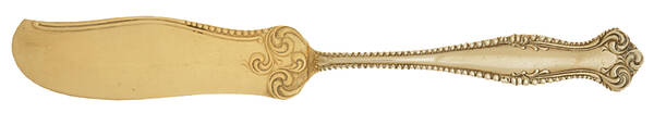 Canterbury (Sterling, 1893) Flat Handle Master Butter Knife