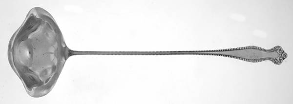 Canterbury (Sterling, 1893) Large Punch Ladle, Solid Piece