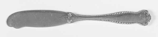 Canterbury (Sterling, 1893) Large Flat Handle Butter Spreader