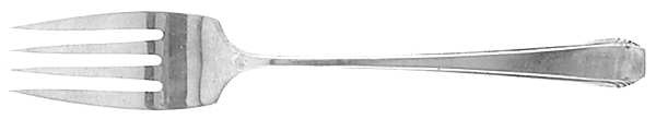 Cascade (Sterling, 1933, No Monograms) Individual Salad Fork