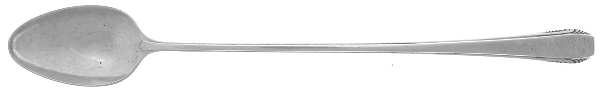 Cascade (Sterling, 1933, No Monograms) Iced Tea Spoon