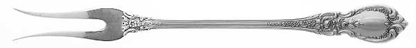 Charlemagne (Sterling, 1963) Short Handle Pickle/Olive Fork