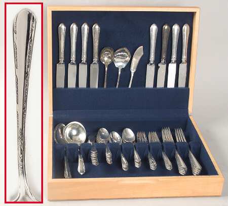 Chased Diana (Sterling, 1928, No Monos) 53 Piece Set