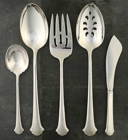 Chippendale (Sterling, 1937) 5 Piece Hostess Set