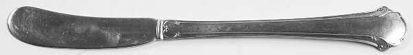 Chippendale (Sterling, 1937) Flat Handle Butter Spreader