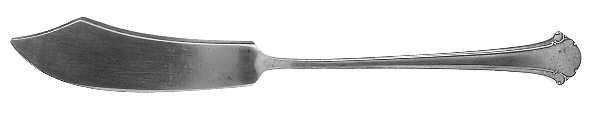 Chippendale (Sterling, 1937) Flat Handle Master Butter Knife