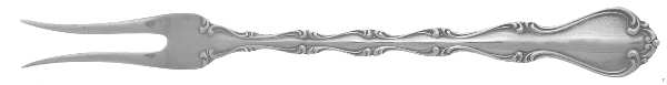 Country Manor (Sterling, 1966) Short Handle Pickle/Olive Fork