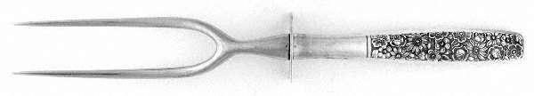Contessina (Sterling, 1965) Large Stainless-Prong Roast Carving Fork