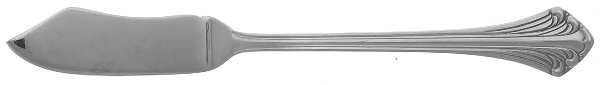 Colonial Plume (Stainless) Flat Handle Master Butter Knife