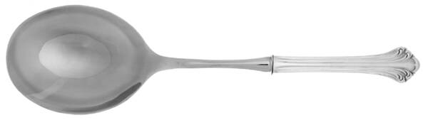 Colonial Plume (Silverplate, 1980) Casserole Spoon with Smooth Stainless Bowl HC