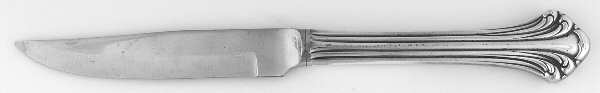 Colonial Plume (Silverplate, 1980) Individual Steak Knife Hollow Handle