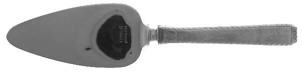 Craftsman-Carved (Sterling, 1933) Cheese Server with Stainless Blade
