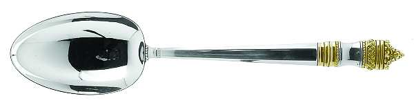 Danish Baroque Gold (Sterling, 1974) Tablespoon (Serving Spoon)