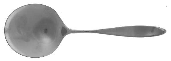Design 2 (Stainless, Norway-Germany) Solid Serving Spoon by Towle Silver