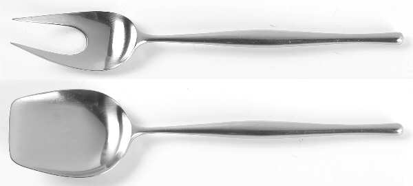Design 3 (Stainless) Solid Serving Set