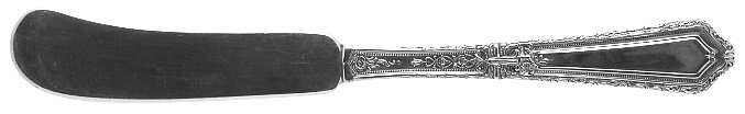 D'Orleans (Sterling, 1923) Flat Handle Butter Spreader