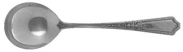 D'Orleans (Sterling, 1923) Round Bowl Soup Spoon (Gumbo)