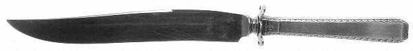 Drury Lane (Sterling, 1939, No Monograms) Small Steak Carving Knife with Stainless Blade