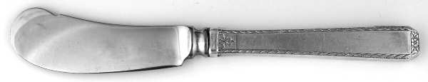 Drury Lane (Sterling, 1939, No Monograms) Butter Spreader Hollow Hdl-Paddle/Stainless Blade