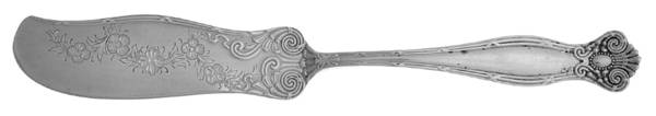 Empire (Sterling, 1894) Flat Handle Bright Cut Master Butter