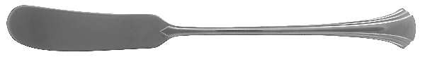 Exeter (Stainless) Flat Handle Butter Spreader