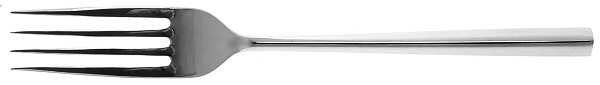 Facets (Stainless) Large Solid Cold Meat Serving Fork